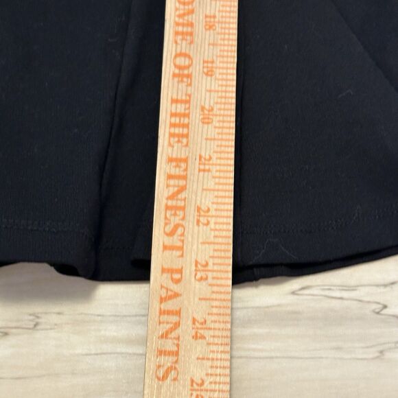 Carmen Marc Valvo Women XS Blouse Peplum Back Zipper Long Sleeve Black - Picture 6 of 7